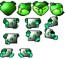 Clubs Baddie (needs simplified, this was an experimental bevel effect applied to an enemy when bevels first appeared in Paint Shop Pro in 2000)